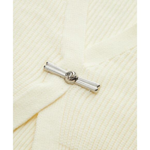 Commense Cream Knit Sleeveless V-Neck Top – Size XL – New With Tags - Picture 2 of 4